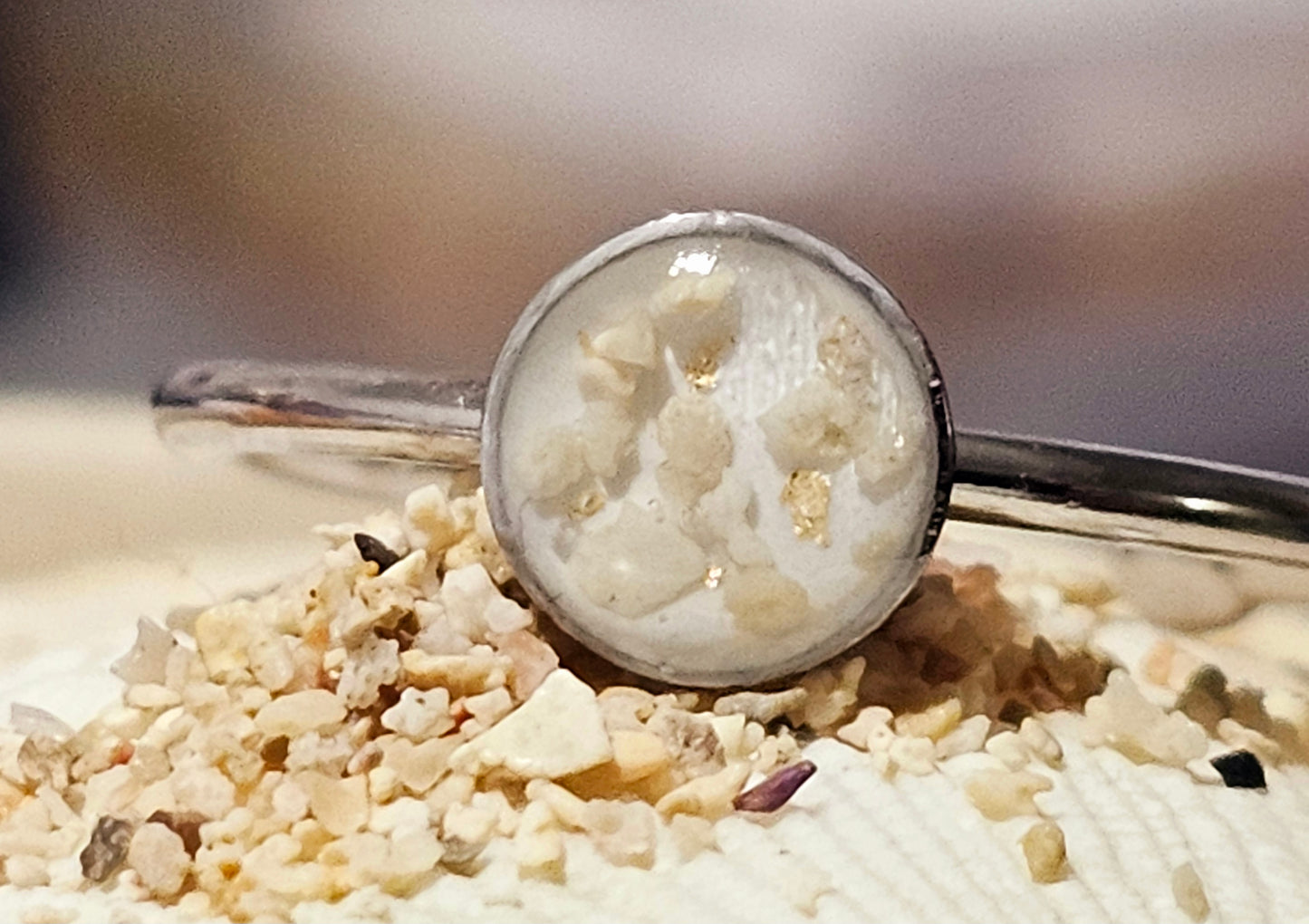 Milky White Ring